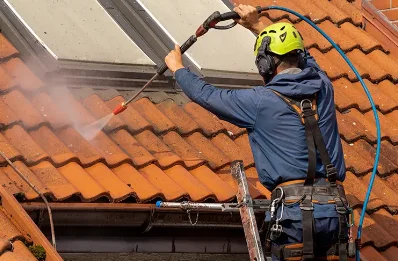 Démoussage et hydrofuge de toiture à Bélarga